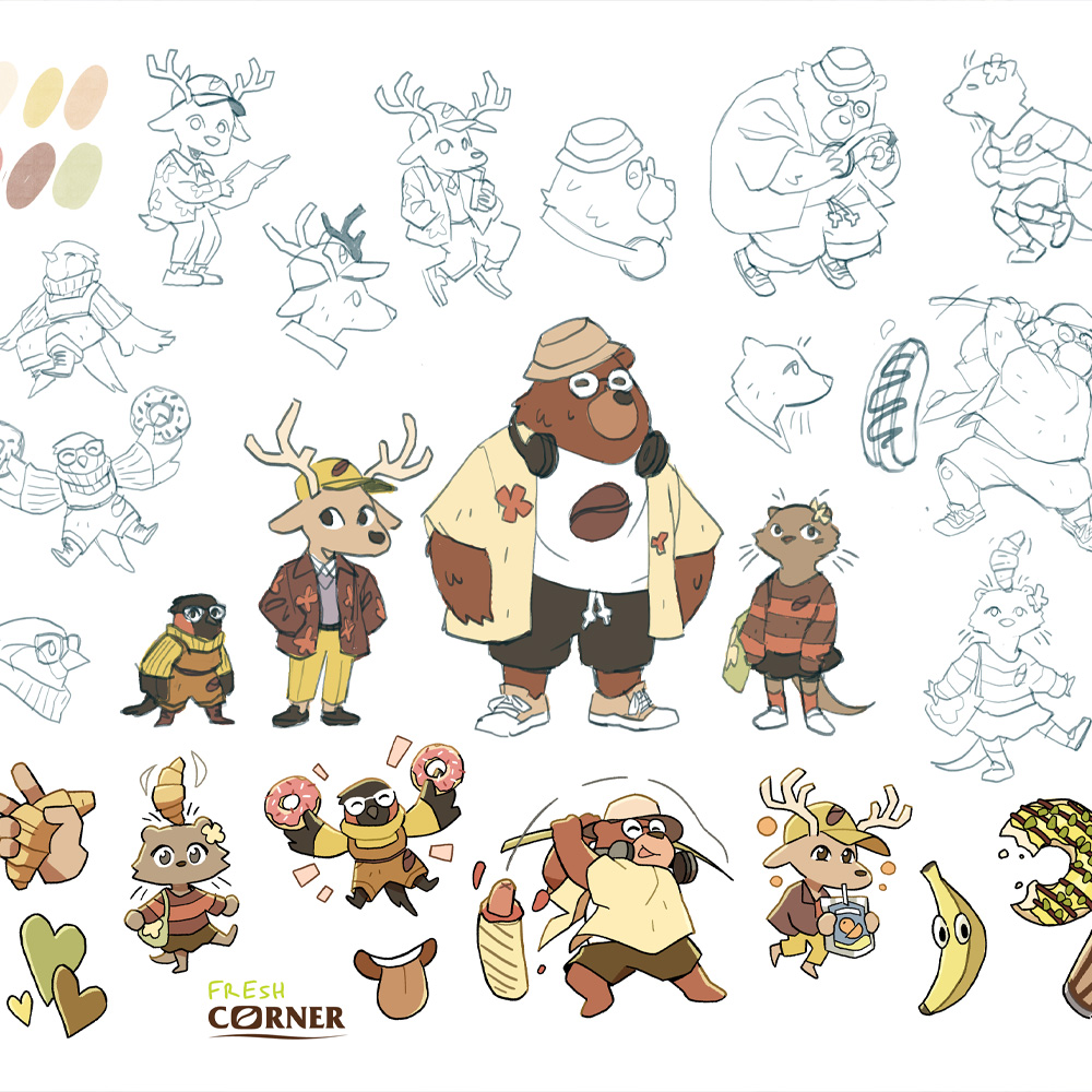 kids character design bafumi artist