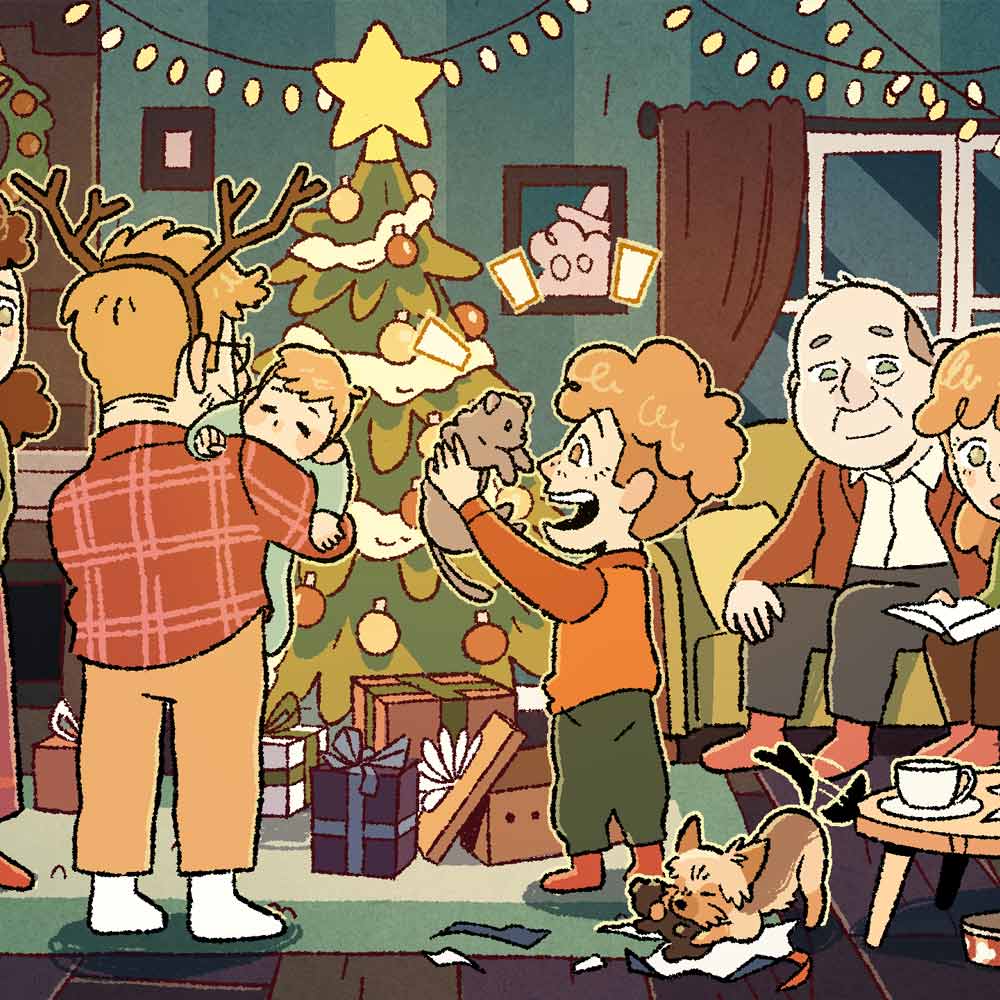 vianoce ilustracia bafumi