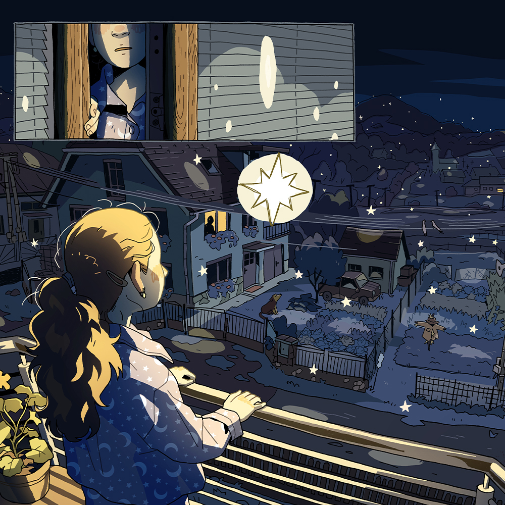 the night stars drew closer illustration bafumi